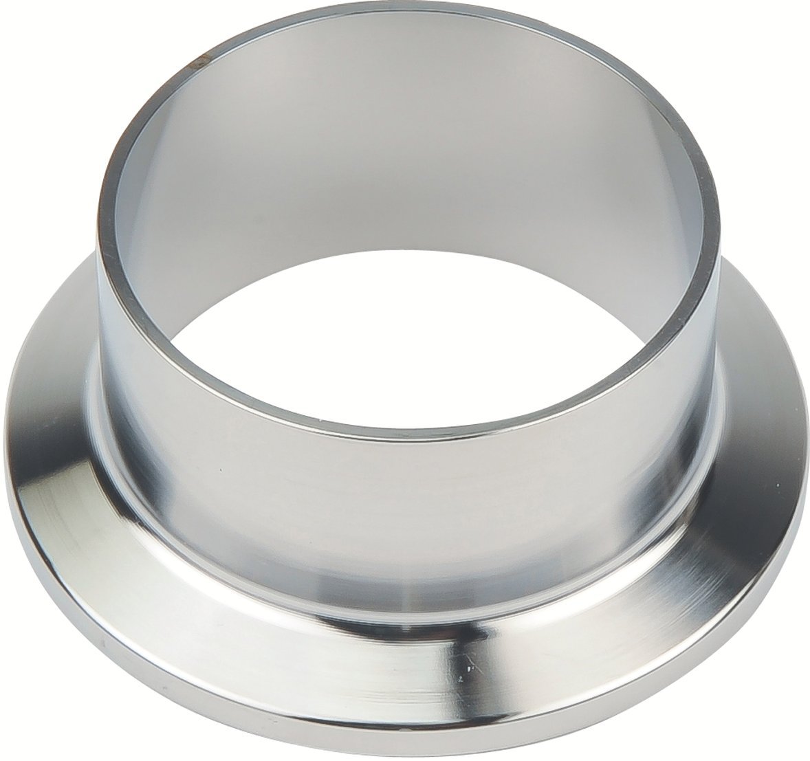 3412 - Ferrule clamp courte à souder - Inox 316L - Longueur 21,5 mm.